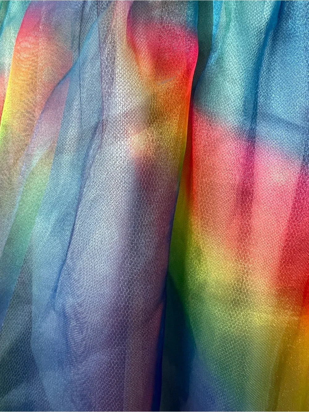 DollsKill ClubExx NWT Rainbow Starry Organza Dress with Lining Size M